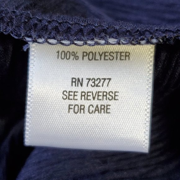 Dana Buchman Navy Textured Step-Hem Pullover V-Neck Top Blouse NEW NWT Size S - Picture 10 of 12